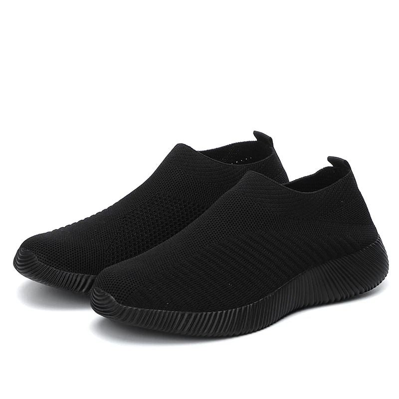 Womens Breathable Mesh Sneakers Lightweight Low Top Walking And Running Shoes 7