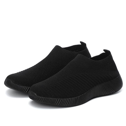 Womens Breathable Mesh Sneakers Lightweight Low Top Walking And Running Shoes 7