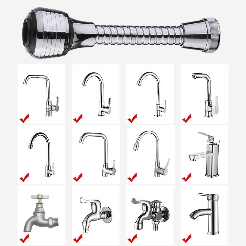 360 Rotatable Faucet Extender With Dual Modes High Pressure Water Saving For Kitchen And Bathroom 1