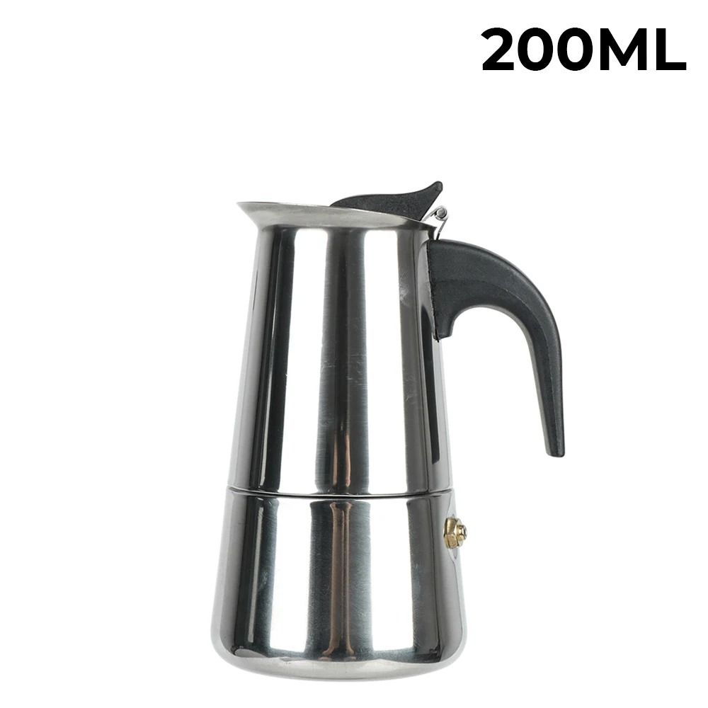 Italian Mocha Coffee Pot Aluminum Octagonal Espresso And Tea Maker Portable Coffee Brewer 7