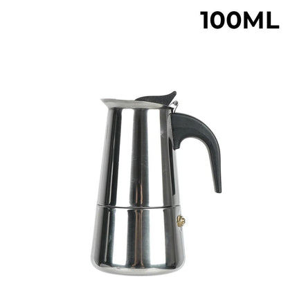 Italian Mocha Coffee Pot Aluminum Octagonal Espresso And Tea Maker Portable Coffee Brewer 8