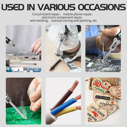 Cordless USB Soldering Iron Pen With 3 Tips 1