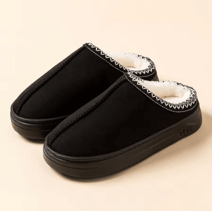 Warm Plush Indoor Outdoor Slippers For Men And Women With Soft Anti Slip Sole 3