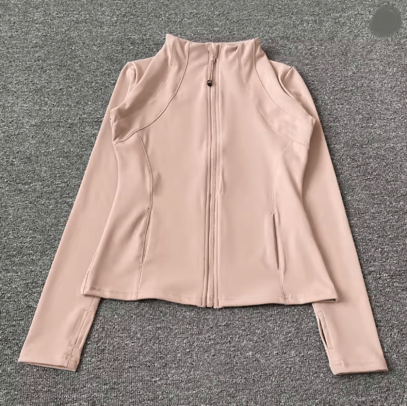 Slim Fit Womens Fitness Jacket Quick Dry Long Sleeve Yoga And Running Top 4