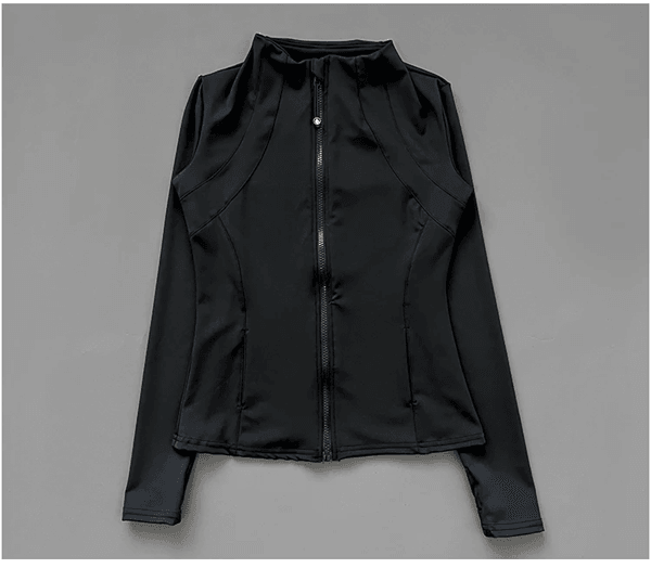 Slim Fit Womens Fitness Jacket Quick Dry Long Sleeve Yoga And Running Top 2