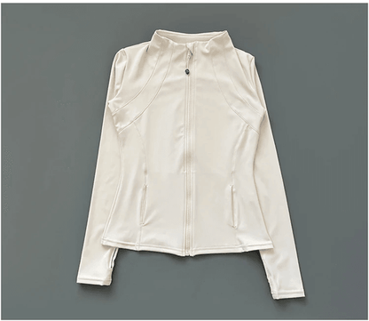 Slim Fit Womens Fitness Jacket Quick Dry Long Sleeve Yoga And Running Top 1