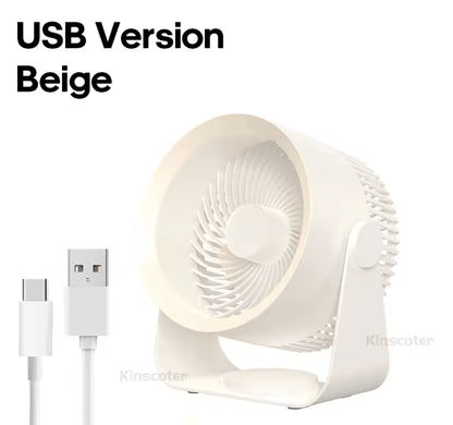 Portable Electric Fan With Wireless Circulator For Home Desktop Wall Or Ceiling Use 2
