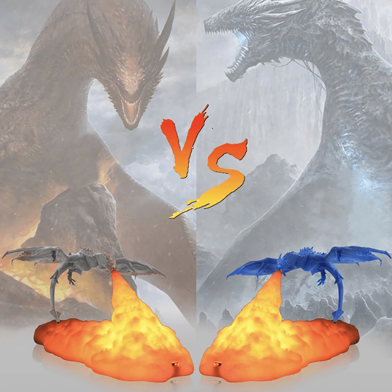 3D Dragon LED Lamp USB Rechargeable Fantasy Night Light For Gaming And Decor 4