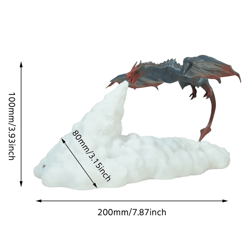 3D Dragon LED Lamp USB Rechargeable Fantasy Night Light For Gaming And Decor 5