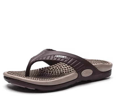 Mens Massage Flip Flops Breathable Summer Beach Sandals With Anti Slip Sole 2