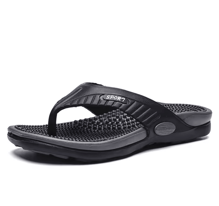 Mens Massage Flip Flops Breathable Summer Beach Sandals With Anti Slip Sole 3