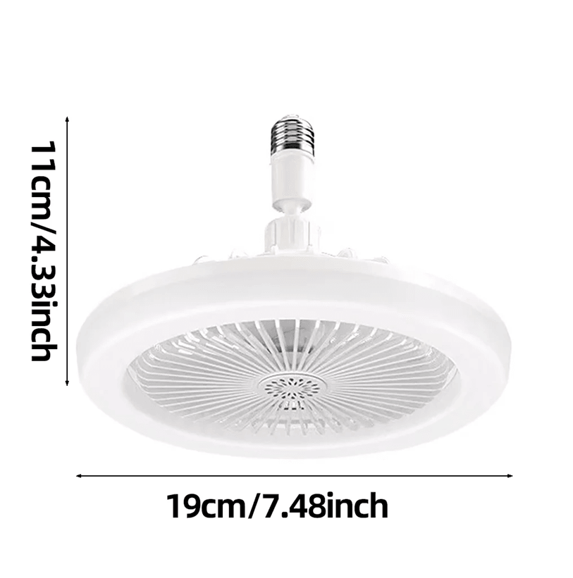3 In 1 Rotatable Ceiling Fan With Remote Control And E27 Lighting Base 4