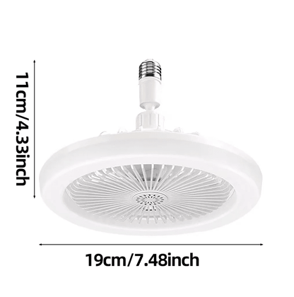 3 In 1 Rotatable Ceiling Fan With Remote Control And E27 Lighting Base 4