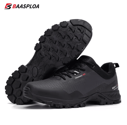 Mens Waterproof Hiking Shoes Outdoor Anti Slip Sneakers for Comfortable Trekking