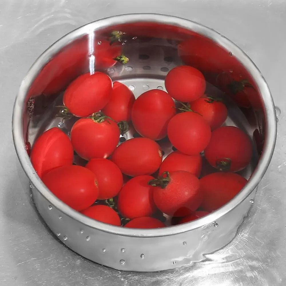 Stainless Steel Swan Sink Strainer Basket Kitchen Drain Filter Dry And Wet Separation Rack 5