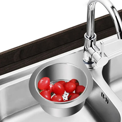 Stainless Steel Swan Sink Strainer Basket Kitchen Drain Filter Dry And Wet Separation Rack 6
