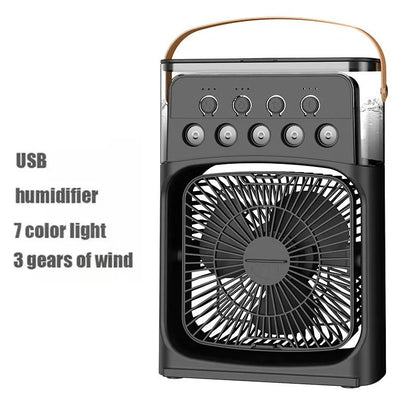 3 In 1 Portable Air Conditioner Fan Humidifier And LED Night Light For Home And Office 9