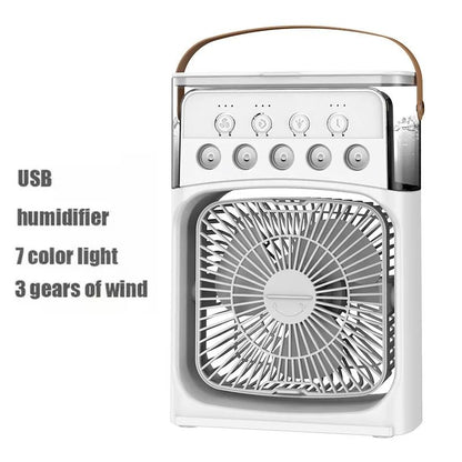 3 In 1 Portable Air Conditioner Fan Humidifier And LED Night Light For Home And Office 8