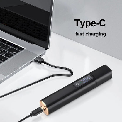 Rechargeable Electric Nose Hair Trimmer With Digital Display MultiFunction Hair Remover For Men And 6