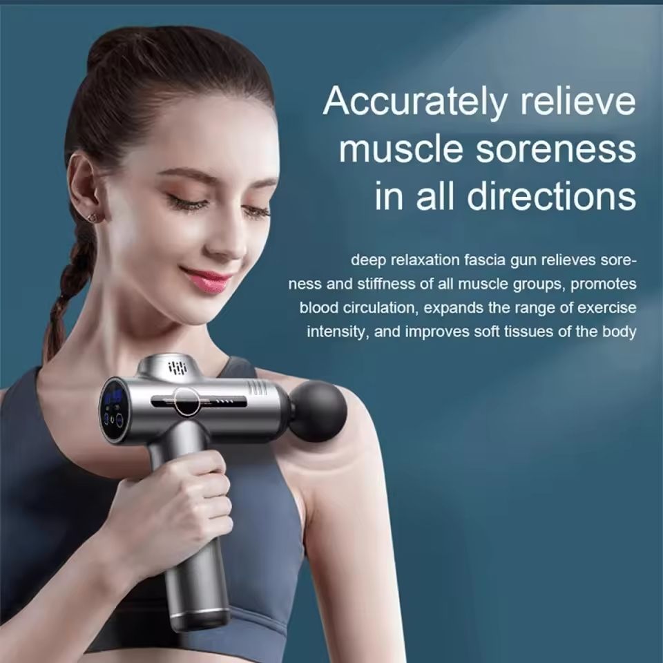 Portable Fascia Gun Deep Tissue Vibration Massage Gun For Muscle Relaxation And Fitness 5