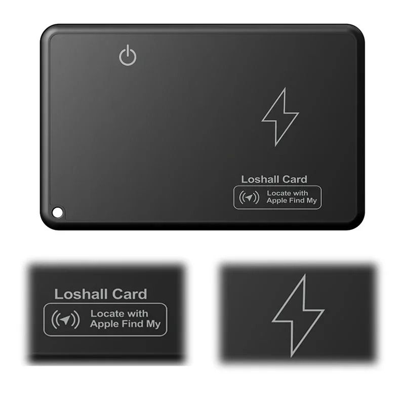 Wireless Charging Wallet Tracker Card  Waterproof GPS Locator Compatible With Apple Find My App 4