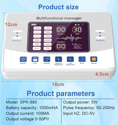 12 Modes TENS  EMS Muscle Stimulator  Pain Relief  Muscle Recovery Device 5