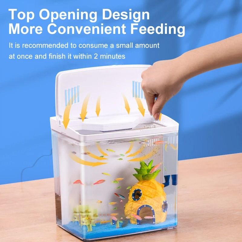 Fish Tank Living Room Small Mini Douyu Tank Household Tabletop Ecological Tank Self Circulating Bac 2