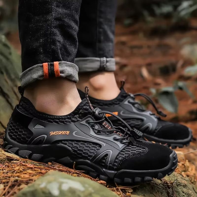 Mens WearResistant Hiking  Trekking Sneakers  AntiSlip Outdoor Shoes 2