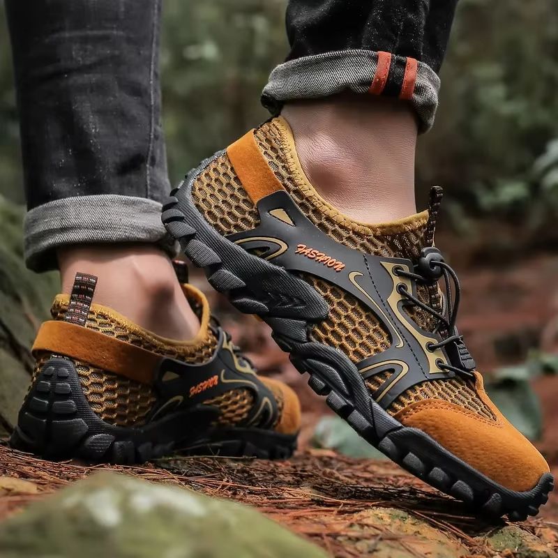 Mens WearResistant Hiking  Trekking Sneakers  AntiSlip Outdoor Shoes 4