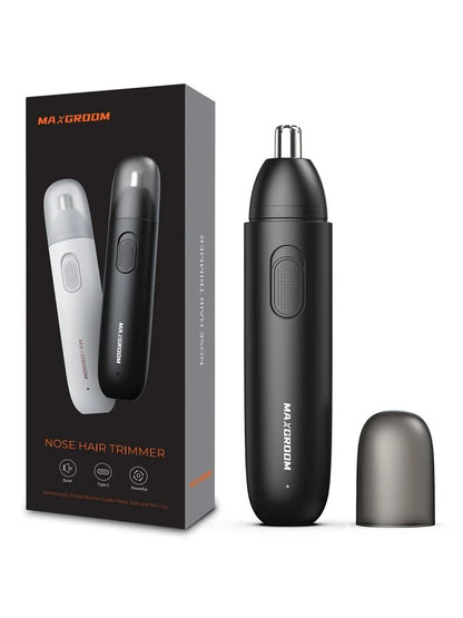 Rechargeable Nose Hair Trimmer 360 Dual Blade Painless Electric Groomer For Men 7