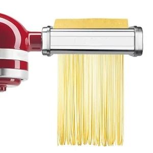 Pasta Attachment For KitchenAid Mixer  Stainless Steel Pasta Roller And Cutter For Spaghetti And Fe 8