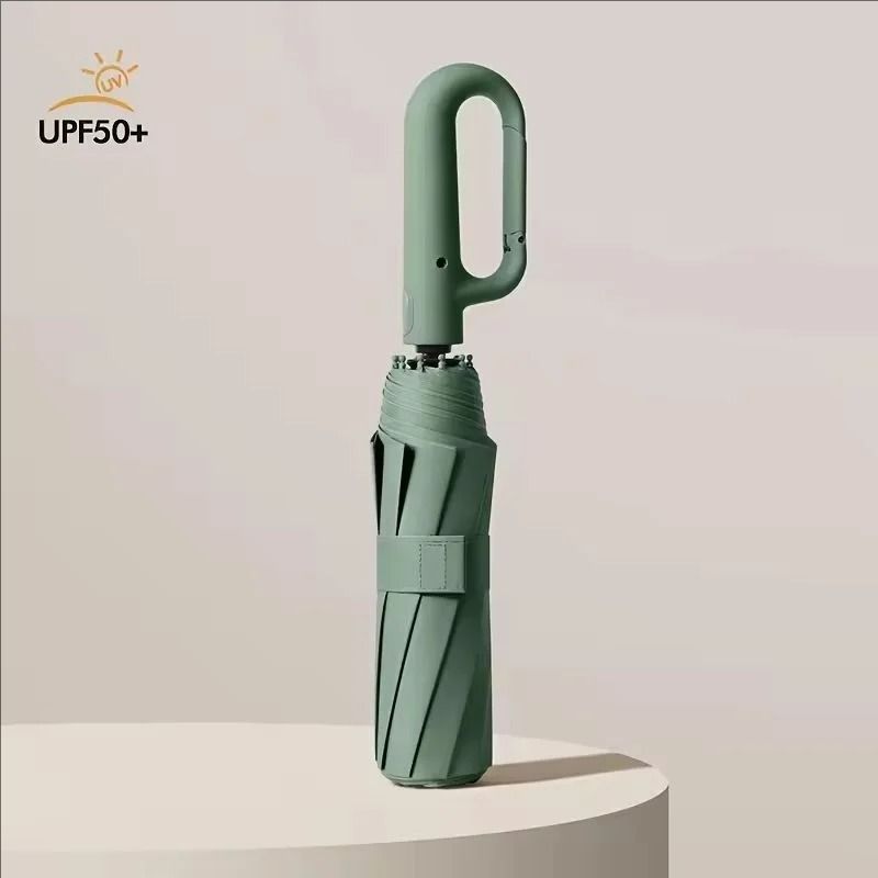 Ring Buckle Design 20 Rib Fully Automatic Folding Umbrella Extra Large Sunshade For Men And Women 5