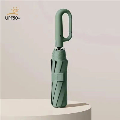 Ring Buckle Design 20 Rib Fully Automatic Folding Umbrella Extra Large Sunshade For Men And Women 5