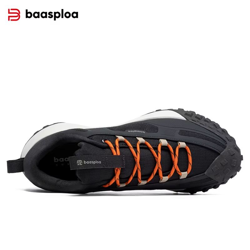 Baasploa Mens AntiSplash Hiking  Outdoor Sneakers  NonSlip WearResistant Shoes 4
