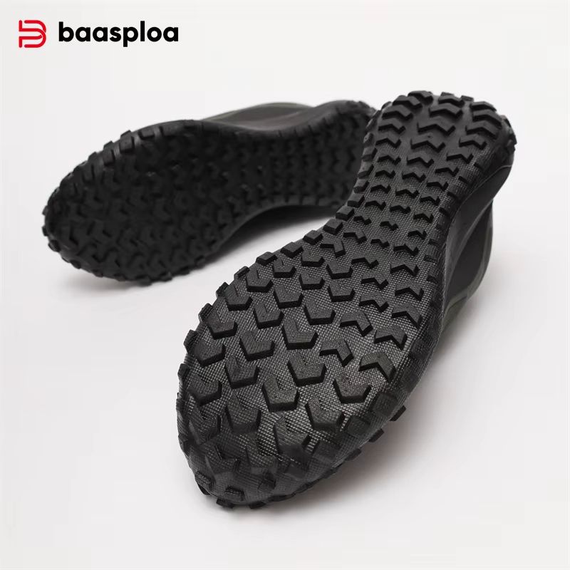 Baasploa Mens AntiSplash Hiking  Outdoor Sneakers  NonSlip WearResistant Shoes 5