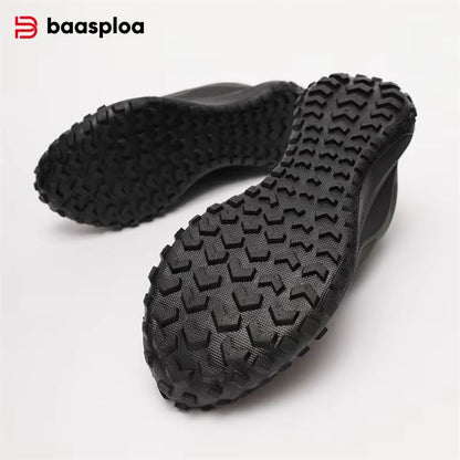 Baasploa Mens AntiSplash Hiking  Outdoor Sneakers  NonSlip WearResistant Shoes 5