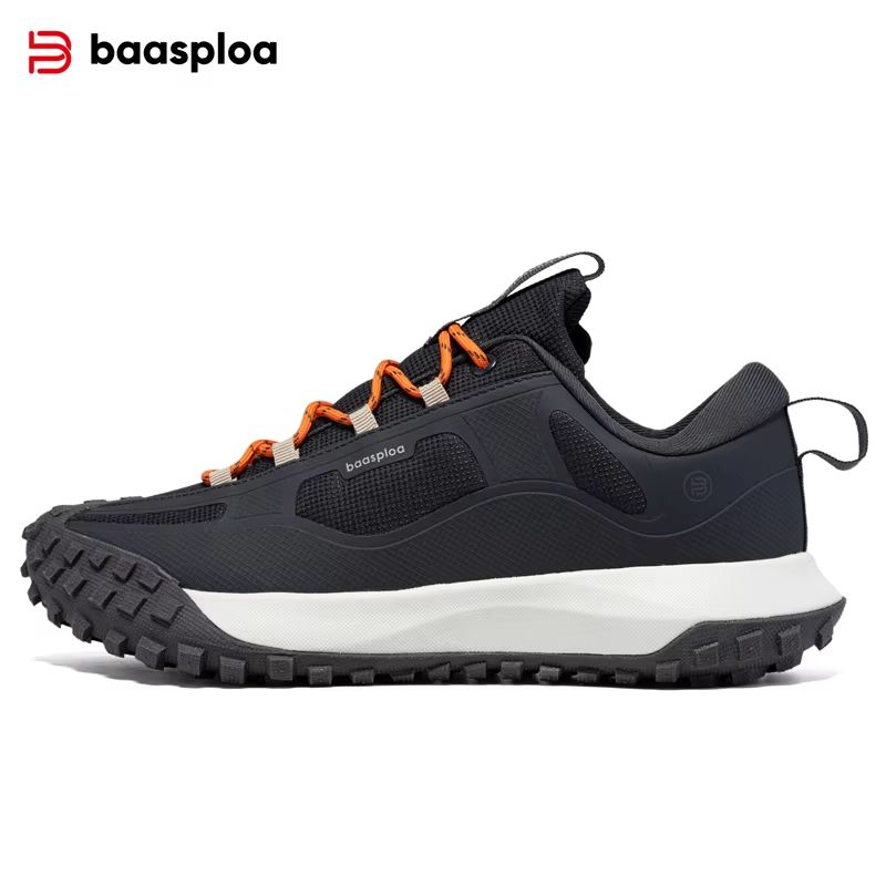 Baasploa Mens AntiSplash Hiking  Outdoor Sneakers  NonSlip WearResistant Shoes 8