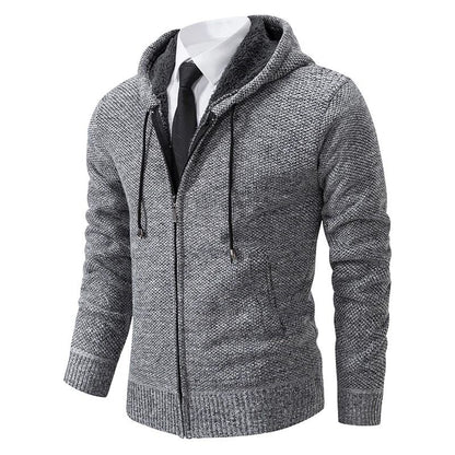 Autumn Winter Mens Casual Sports Coat Fleece Warm Zipper Cardigan 14