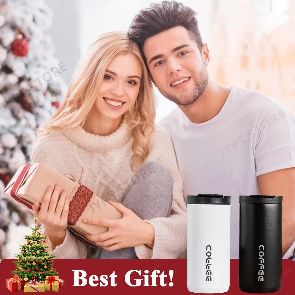 400ml Stainless Steel Thermal Coffee Mug  LeakProof Travel Thermos Cup 5