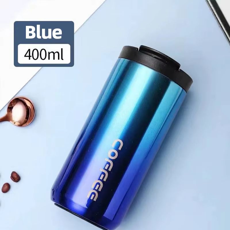400ml Stainless Steel Thermal Coffee Mug  LeakProof Travel Thermos Cup 6