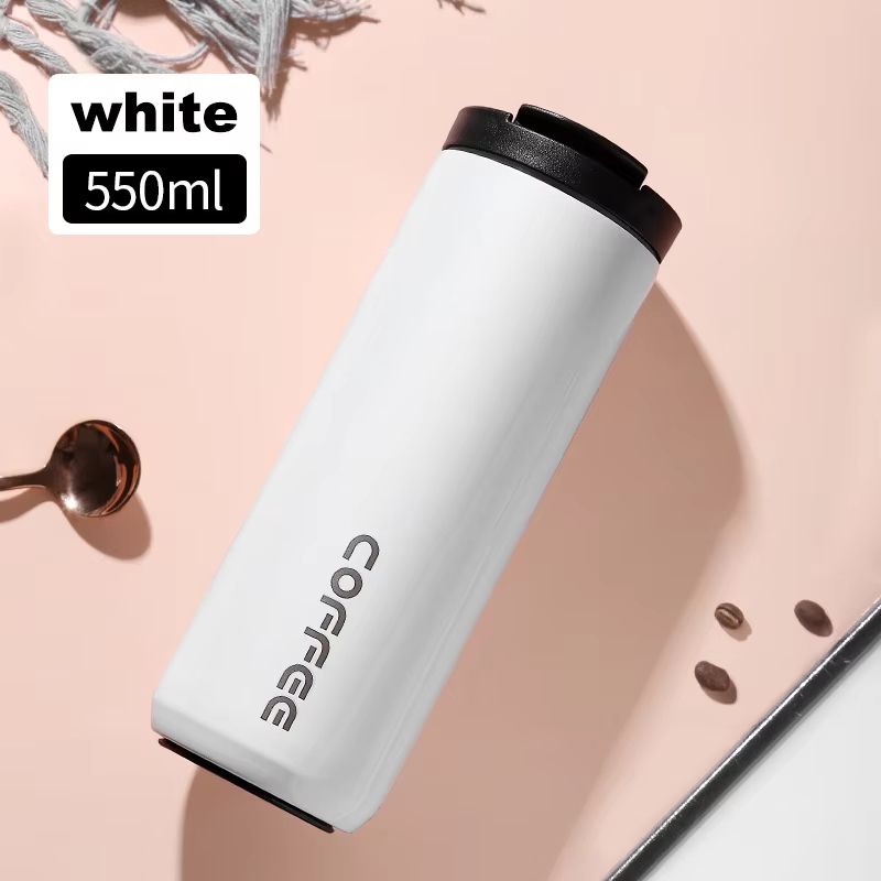 400ml Stainless Steel Thermal Coffee Mug  LeakProof Travel Thermos Cup 9