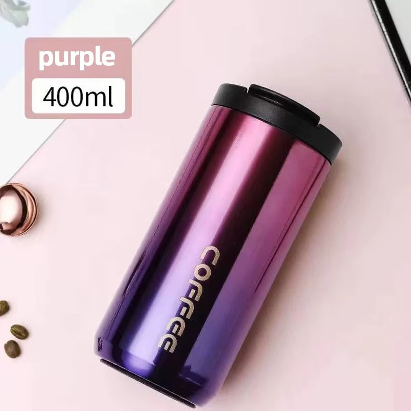 400ml Stainless Steel Thermal Coffee Mug  LeakProof Travel Thermos Cup 11