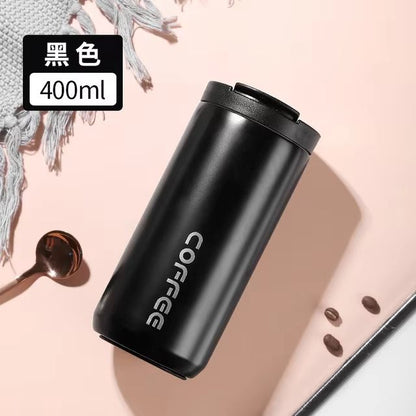 400ml Stainless Steel Thermal Coffee Mug  LeakProof Travel Thermos Cup 8