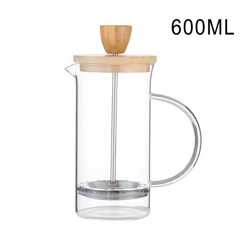 Premium Borosilicate Glass French Press Coffee Maker With Stainless Steel Filter  MultiUse For Coff 11