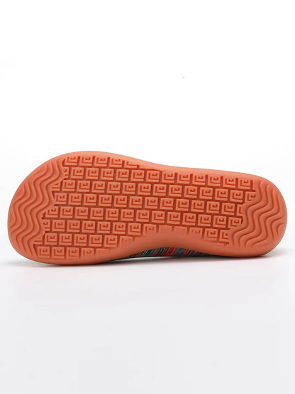 Womens ColorBlock Barefoot Sneakers  Lightweight Breathable Knitted Walking Shoes 3