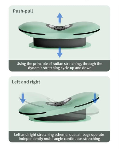 Upgraded Waist Massager With Thermal Vibration AirLift Stretch And MultiDirectional Motion Therapy 1