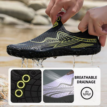 WaveStride QuickDry Five Finger Water Shoes  Unisex Aqua Sandals For Beach  Outdoor Sports 3