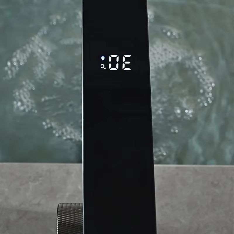 SmartFlow Digital Display LED Bathroom Faucet  Brass Basin Mixer Tap With Hot  Cold Control 1