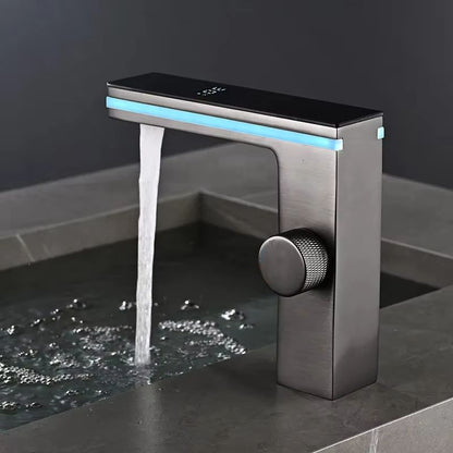 SmartFlow Digital Display LED Bathroom Faucet  Brass Basin Mixer Tap With Hot  Cold Control 2