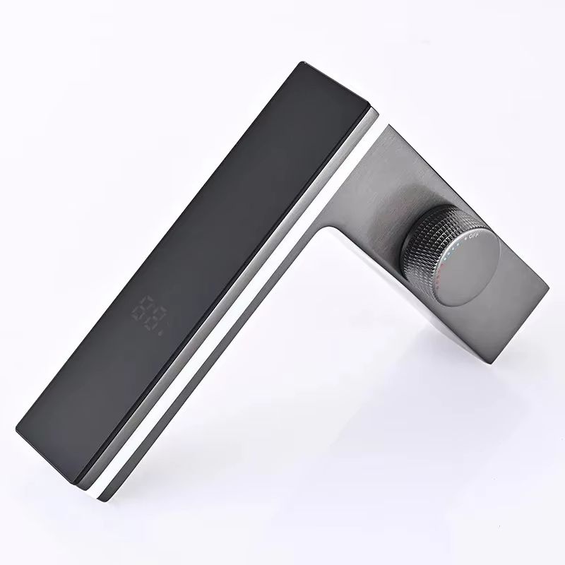 SmartFlow Digital Display LED Bathroom Faucet  Brass Basin Mixer Tap With Hot  Cold Control 5